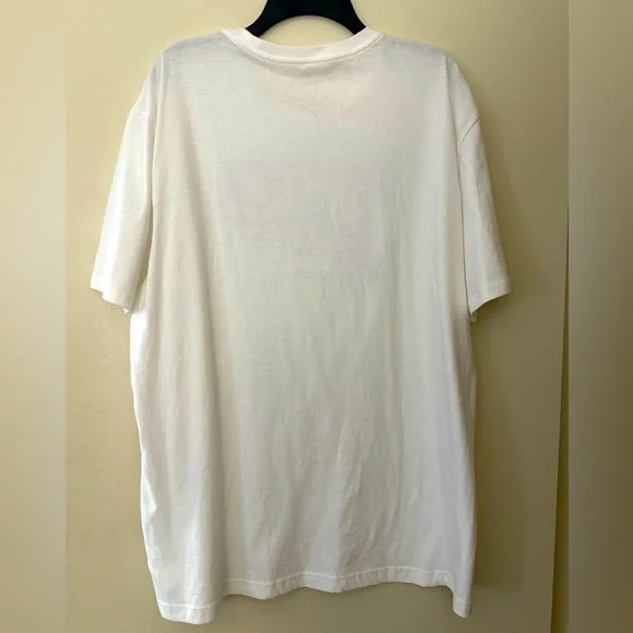 NAUTICA Men’s Graphic Fishing Short Sleeve White T-shirt. 100% Cotton. Size XL - Picture 2 of 6